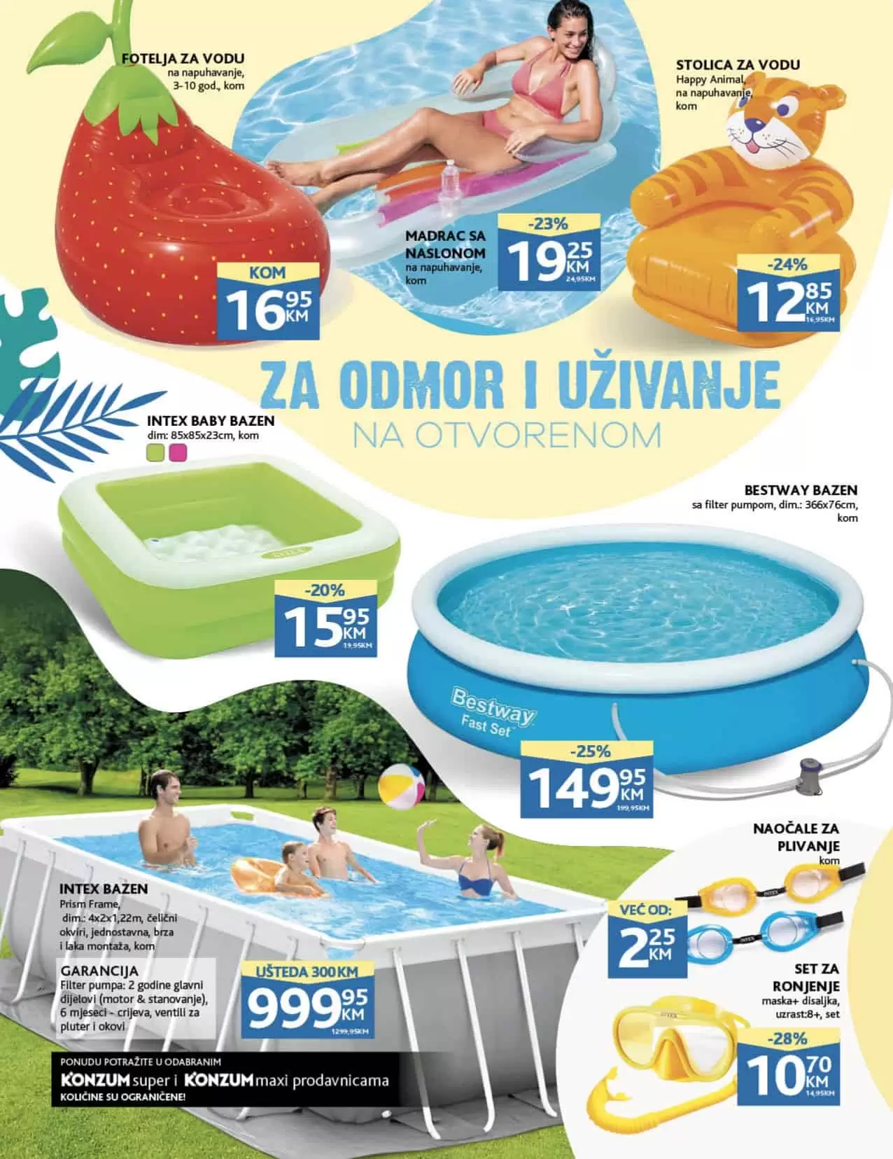 Konzum kataloog donosi nam popuste i do 50%! Pogledajte KONZM katalog i brzo u Konzum prodavnicu.