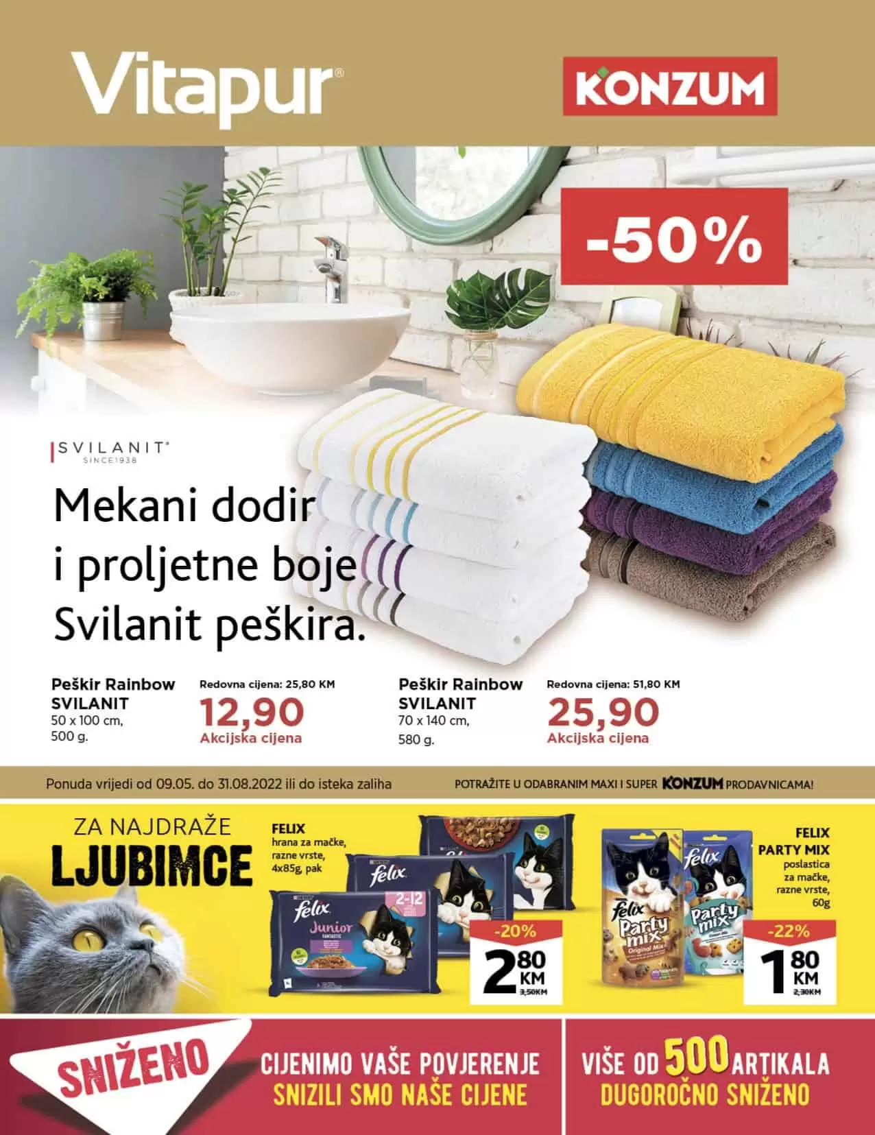 Konzum kataloog donosi nam popuste i do 50%! Pogledajte KONZM katalog i brzo u Konzum prodavnicu.