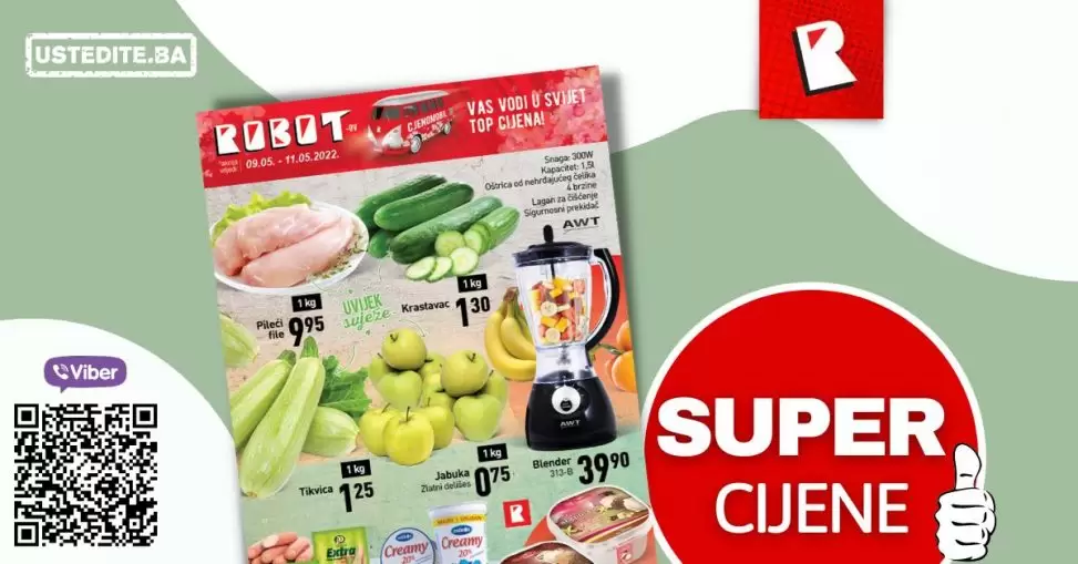 Robot akcija za pocetak sedmice donosi nam sjajne akcijske cijene!
