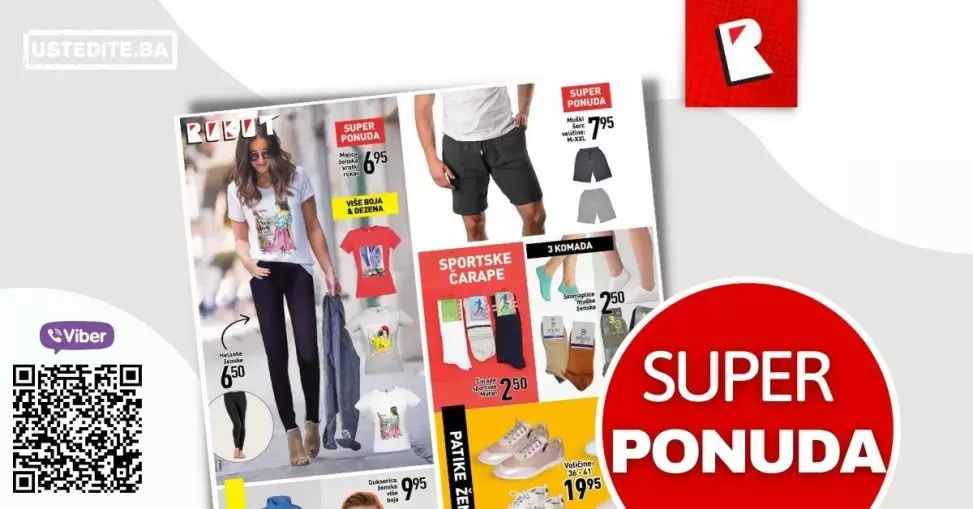 Roobot katalog TEKSTIL donosi nam super niske cijene majica, sorceva i jos mnogo toga