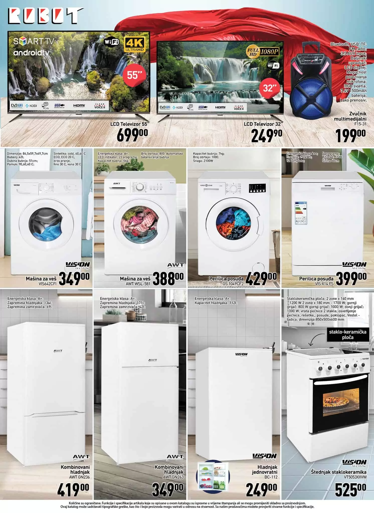 Robot katalog donosi nam akcijske cijene hrane, kucne hemije, namjestaja, bastenskog namjestaja, igracaka! Pgledajte katalog, odaberite svje favorite i posjetite Robot poslovnice!