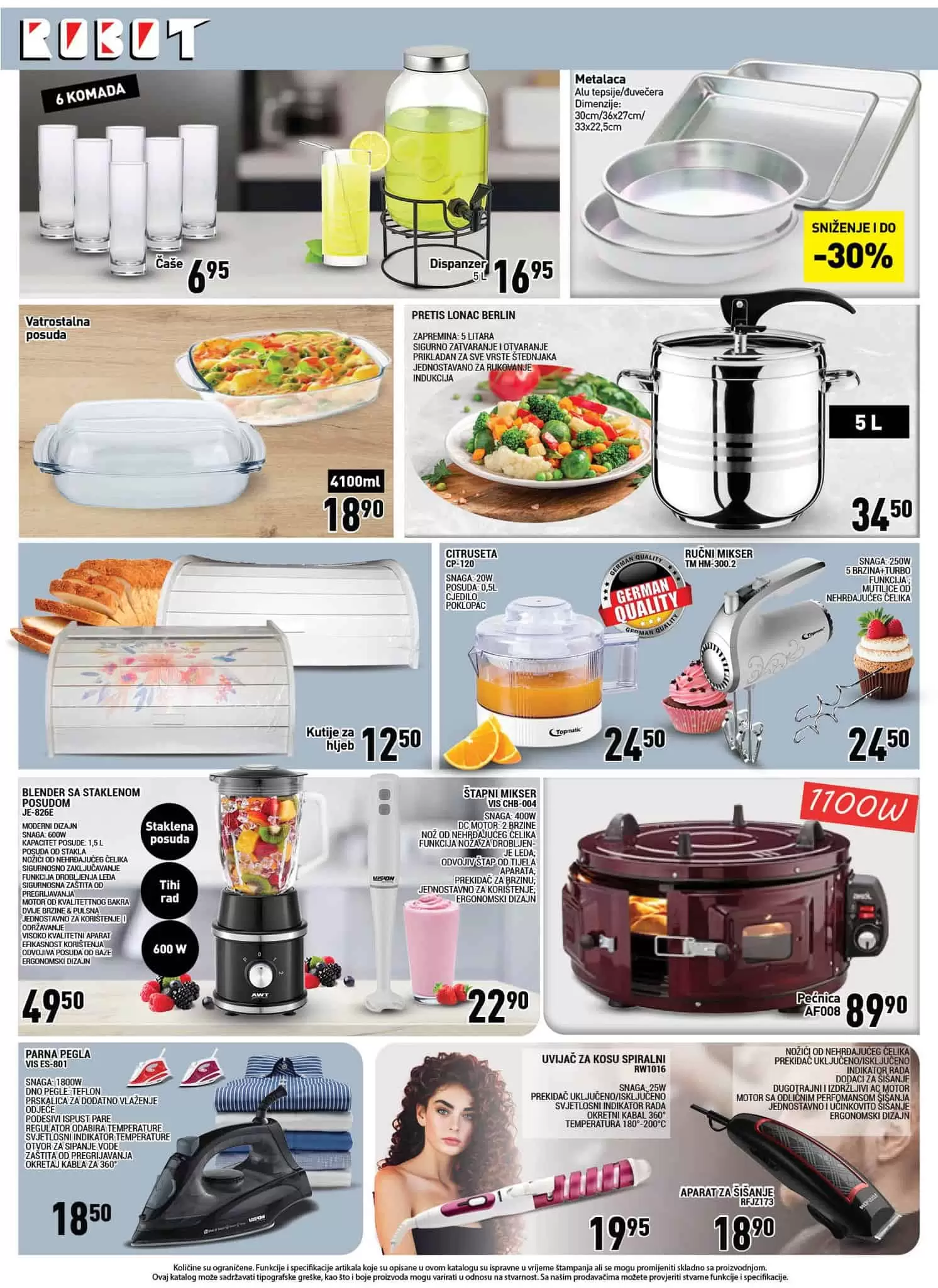 Robot katalog donosi nam akcijske cijene hrane, kucne hemije, namjestaja, bastenskog namjestaja, igracaka! Pgledajte katalog, odaberite svje favorite i posjetite Robot poslovnice!