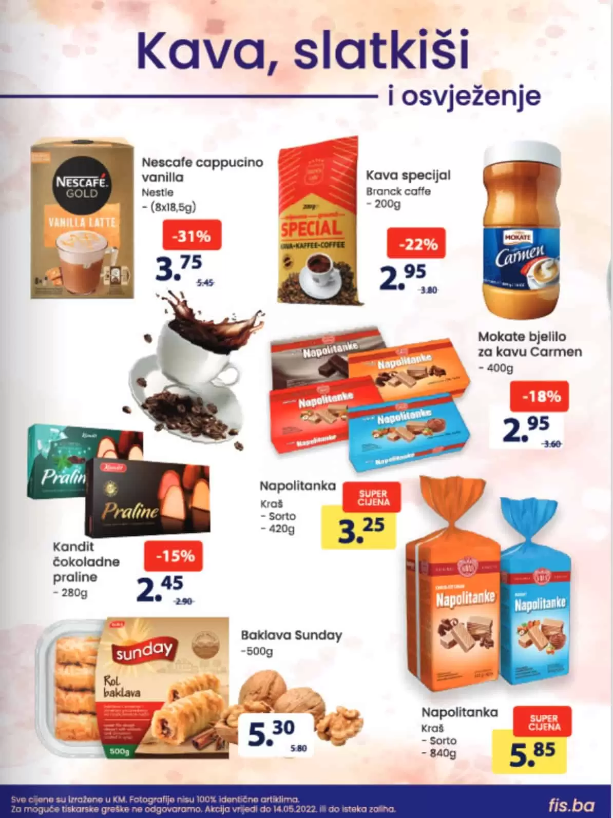 Fis akcijski katalog prehrane i hemije donosi nam popuste i do 39%! Iskoristite ovu super Fis ponudu i kupujte po akcijskim cijenama!