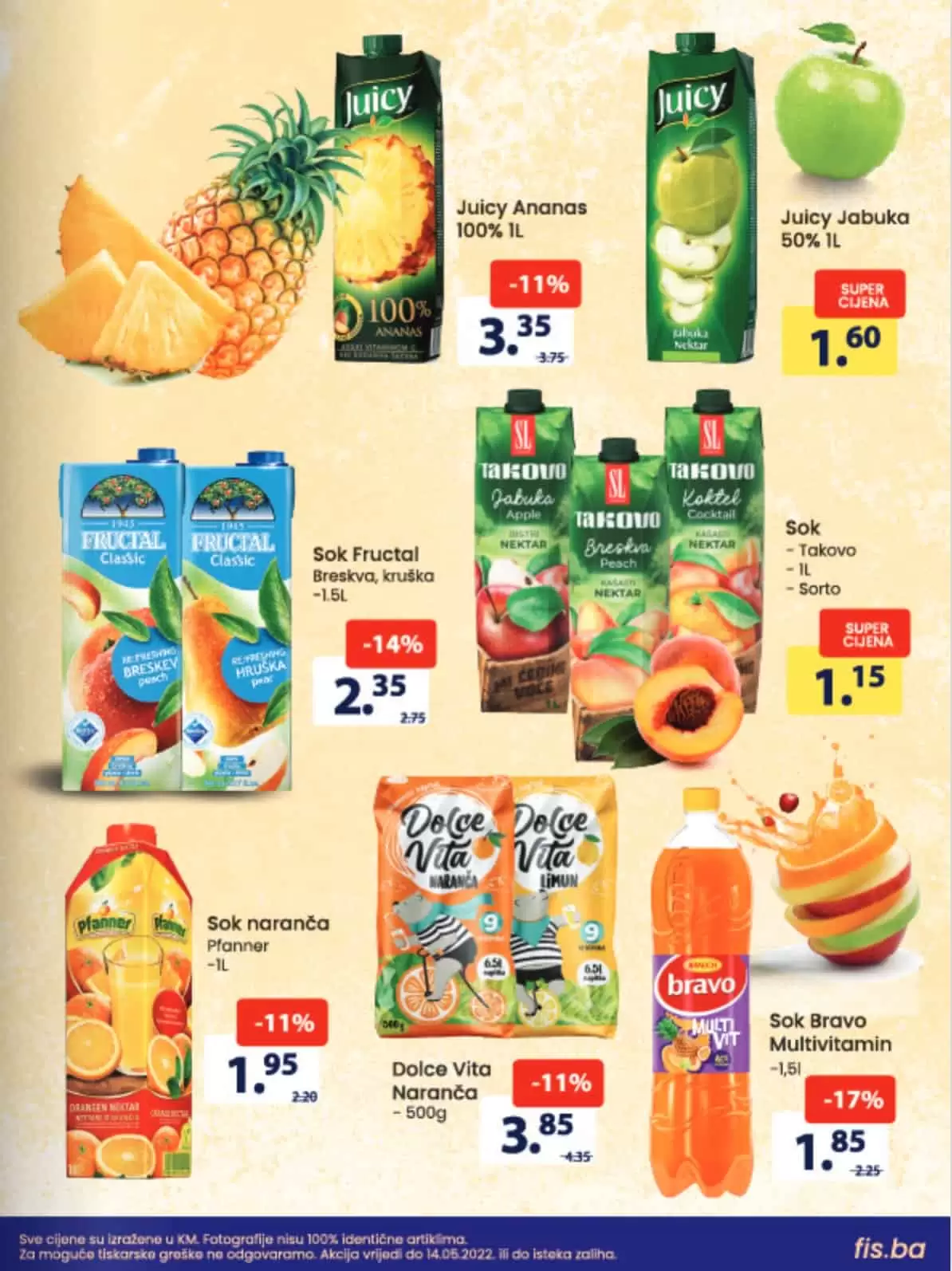 Fis akcijski katalog prehrane i hemije donosi nam popuste i do 39%! Iskoristite ovu super Fis ponudu i kupujte po akcijskim cijenama!