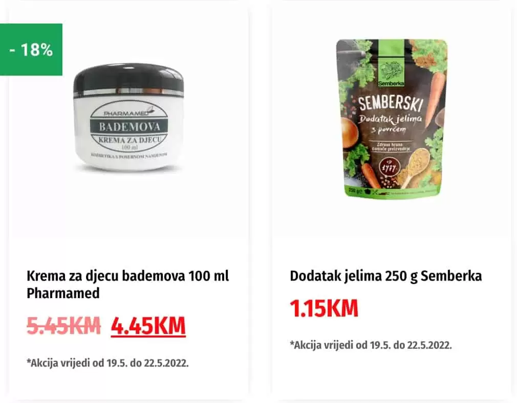 Bingo super snizenje hrane, licne higijene i kucne hemije.