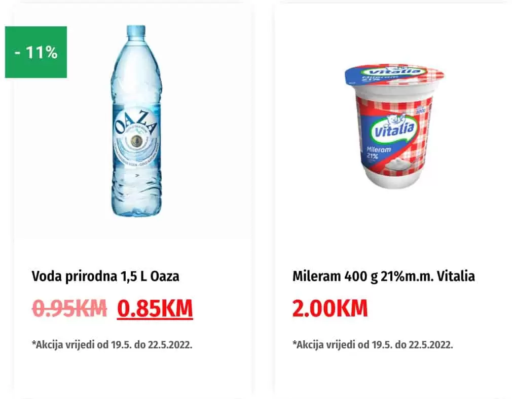 Bingo super snizenje hrane, licne higijene i kucne hemije.