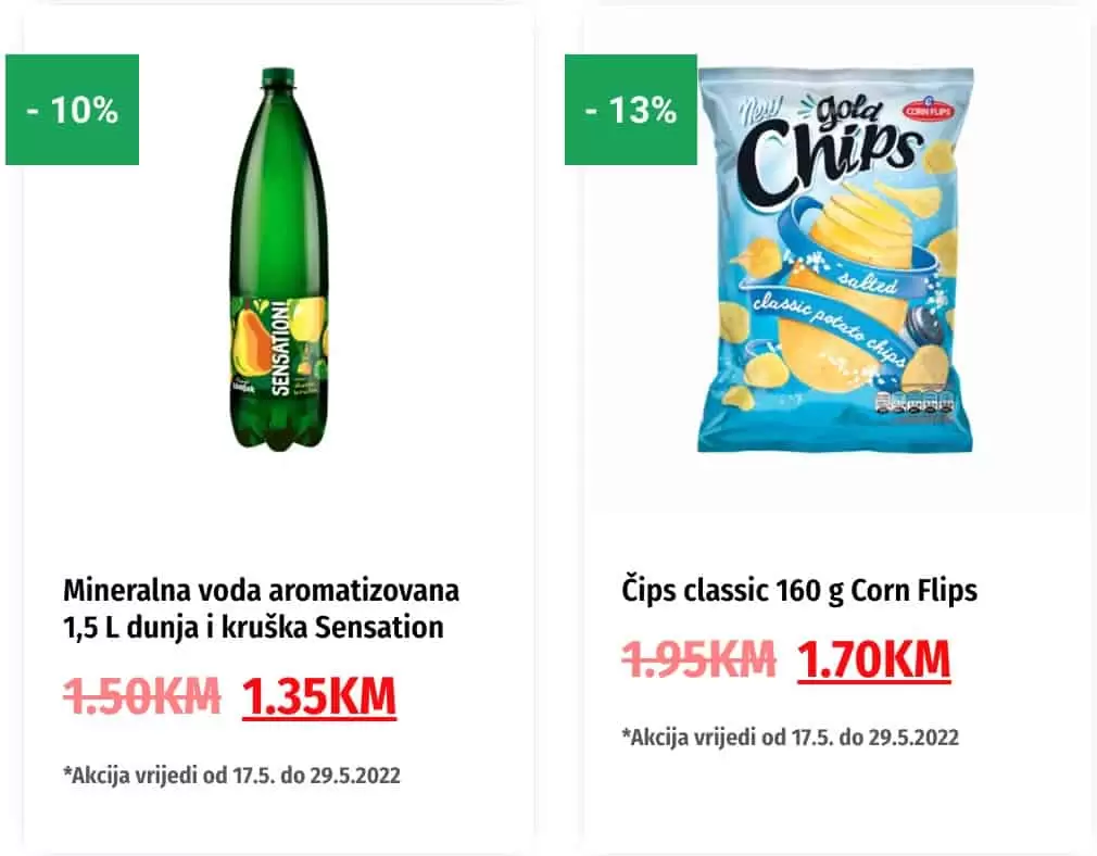 Bingo super snizenje hrane, licne higijene i kucne hemije.