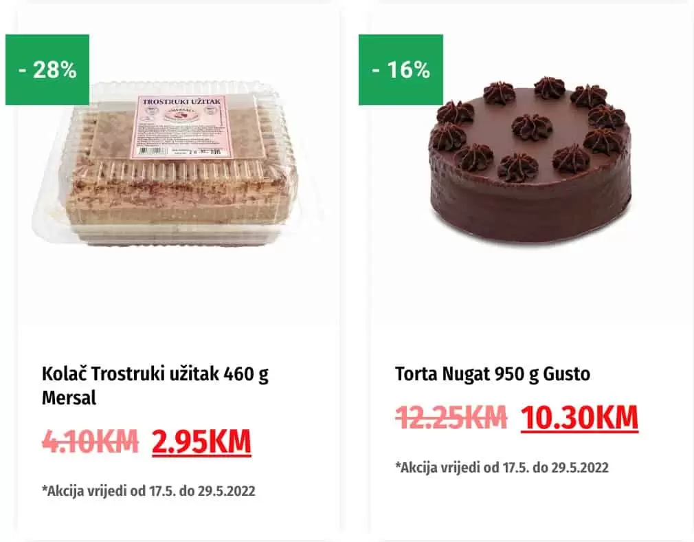 Bingo super snizenje hrane, licne higijene i kucne hemije.