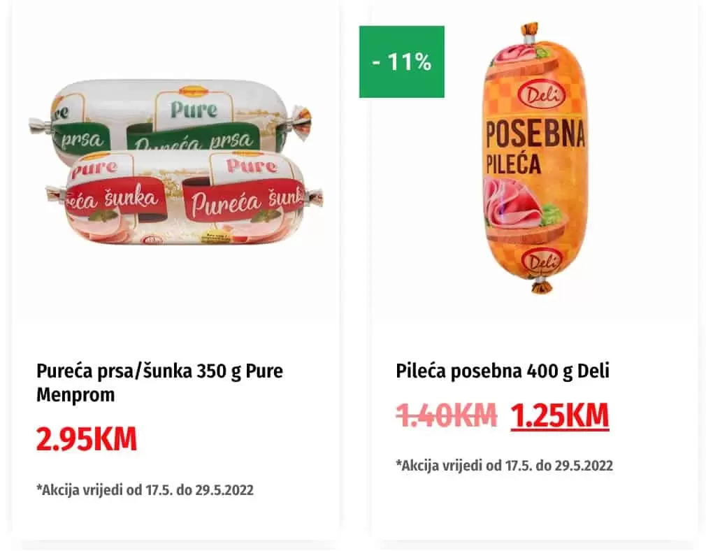 Bingo super snizenje hrane, licne higijene i kucne hemije.