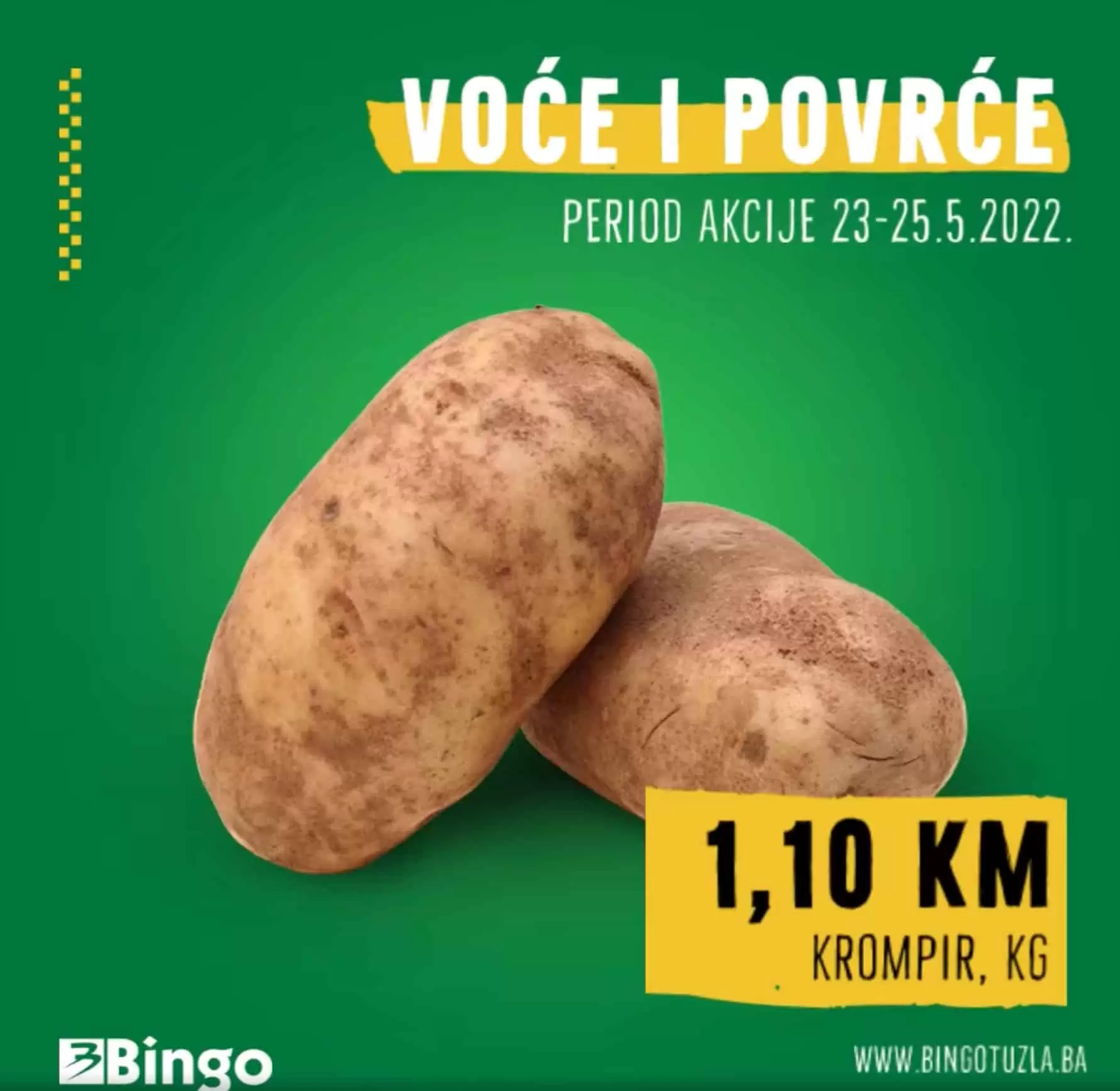 Bingo akcija na odjelu voca i povrca! 