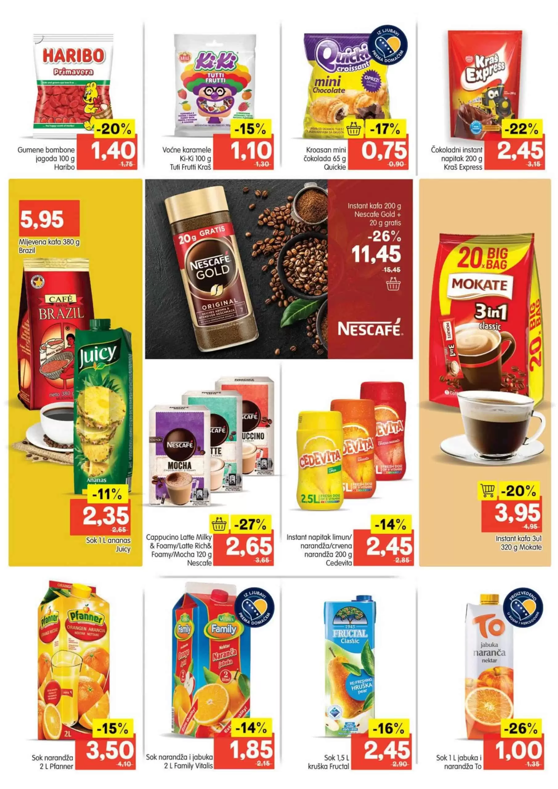 Bingo kataloška akcija donosi nam senzacionalne popuste. Pogledajte Bingo katalog i uštedite kupujući prehrambene proizvode i kućnu hemiju!