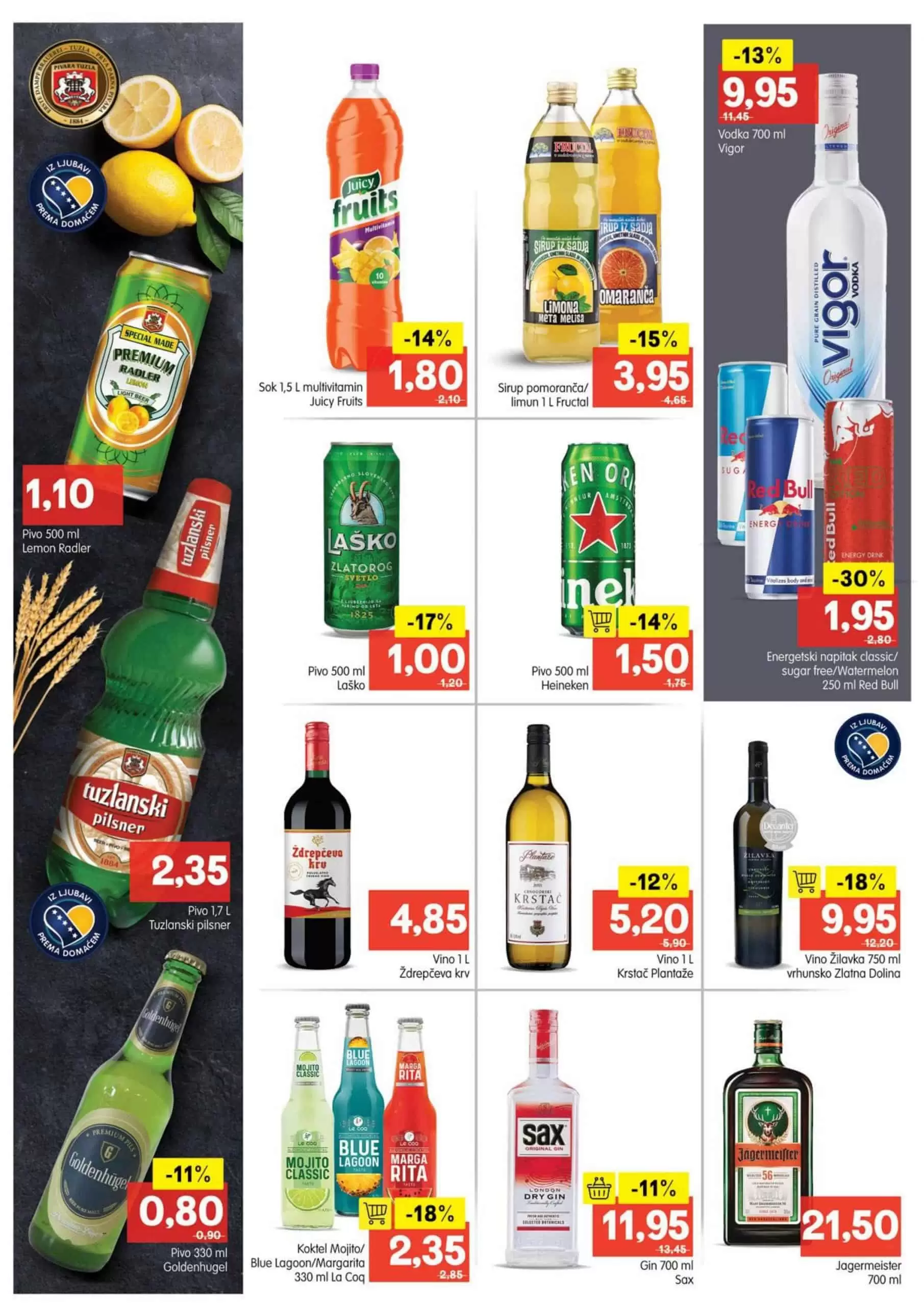 Bingo kataloška akcija donosi nam senzacionalne popuste. Pogledajte Bingo katalog i uštedite kupujući prehrambene proizvode i kućnu hemiju!