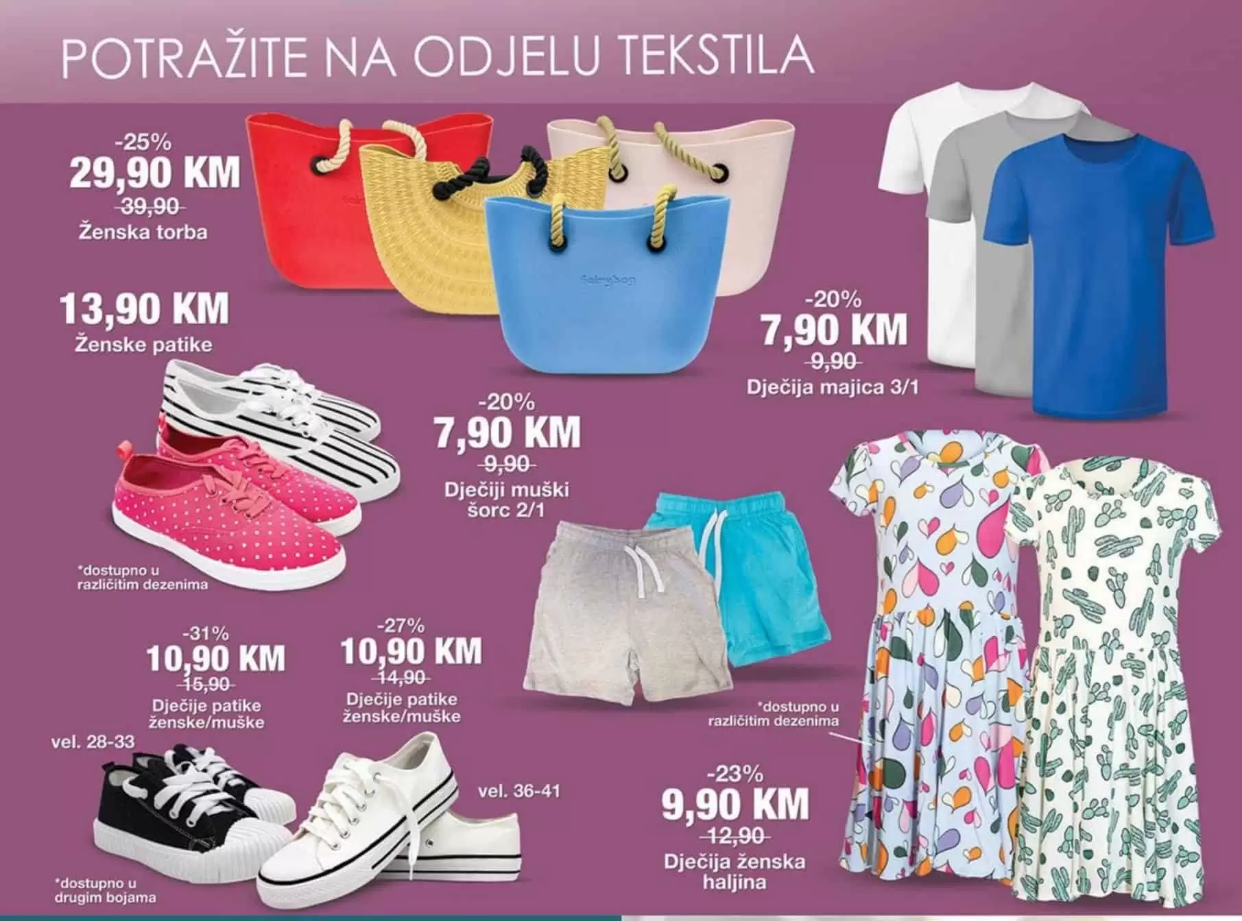 Bingo sniženje TEKSTILA