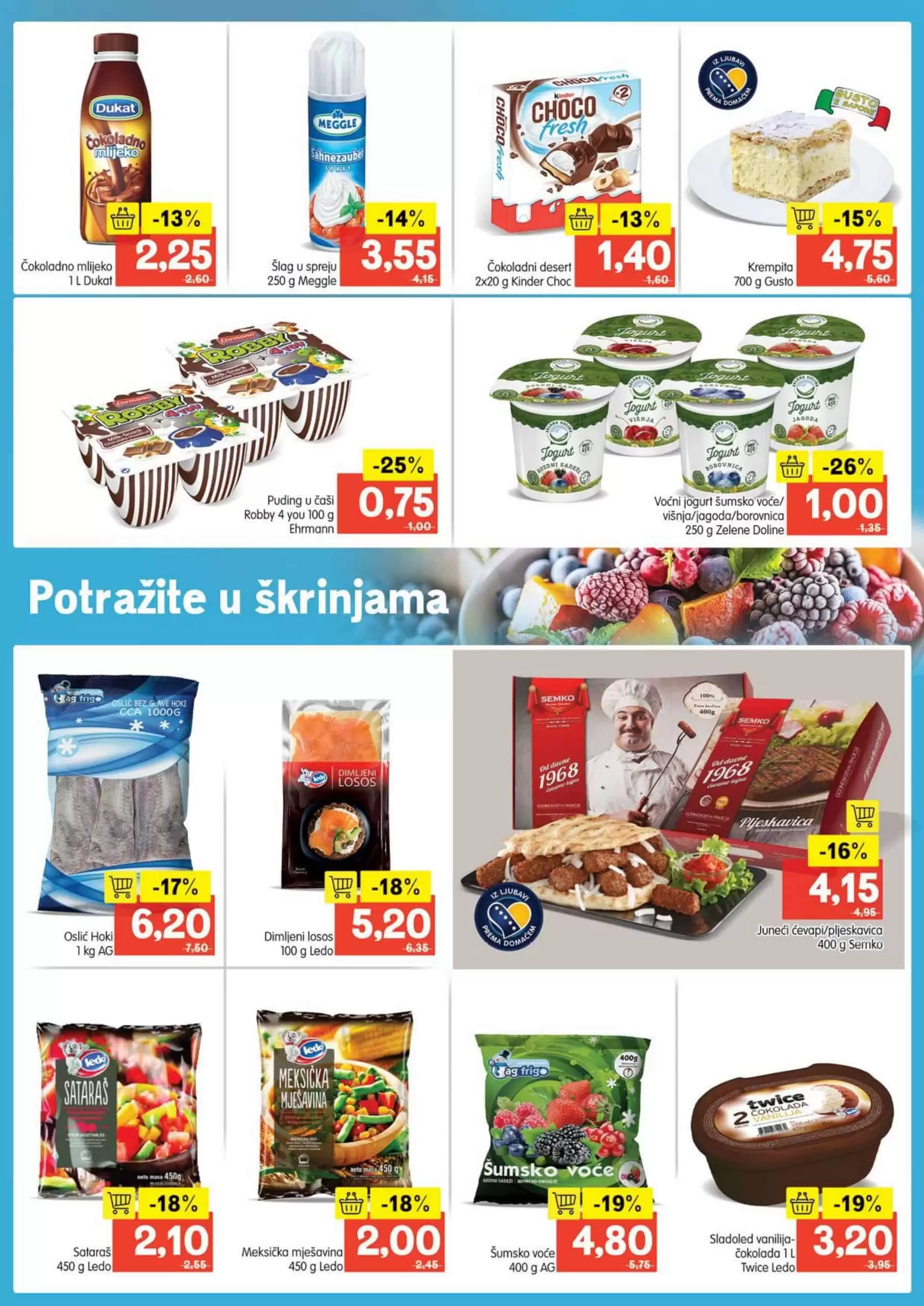 Bingo kataloška akcija donosi nam senzacionalne popuste. Pogledajte Bingo katalog i uštedite kupujući prehrambene proizvode i kućnu hemiju!