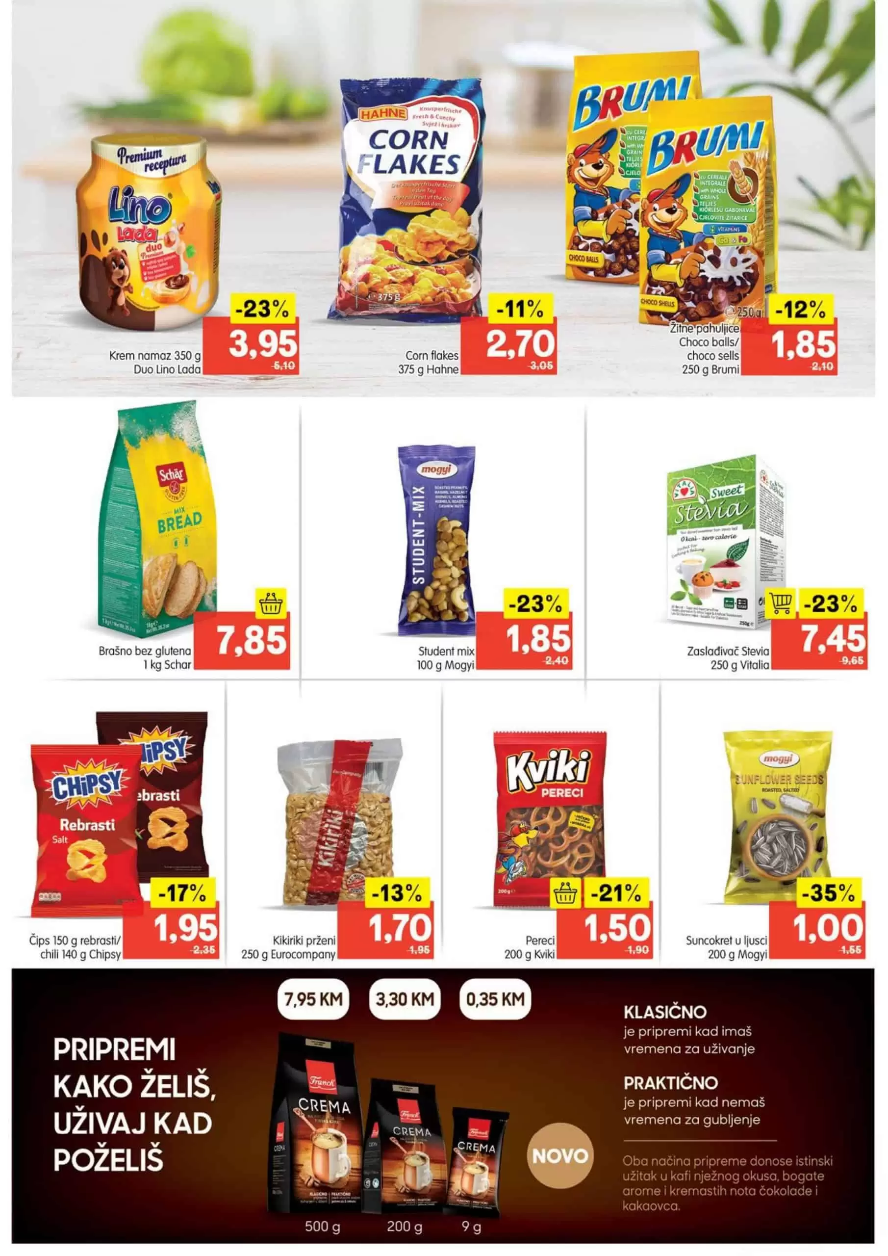 Bingo kataloška akcija donosi nam senzacionalne popuste. Pogledajte Bingo katalog i uštedite kupujući prehrambene proizvode i kućnu hemiju!