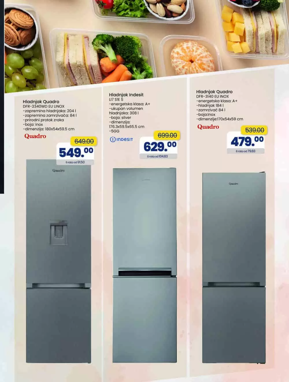 Fis katalog Tehnike donosi nam snizene cijene usisivaca, frizidera, ugradbene i bijele tehnike, televizora, malih kucanskih aparata