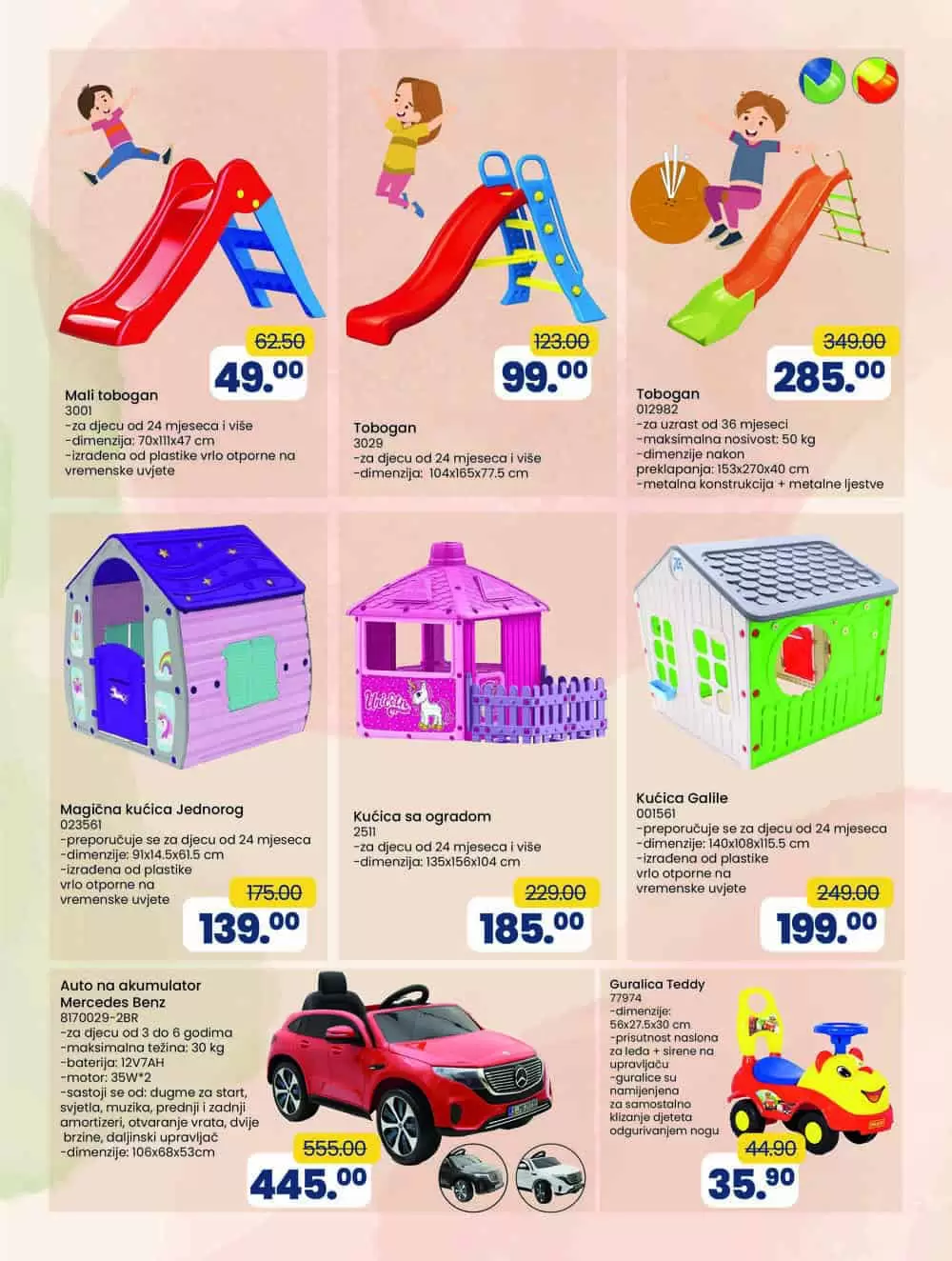 Plasticne kucice za djecu pronadjite u fisu! Veliki izbor igračaka čeka na Tebe!