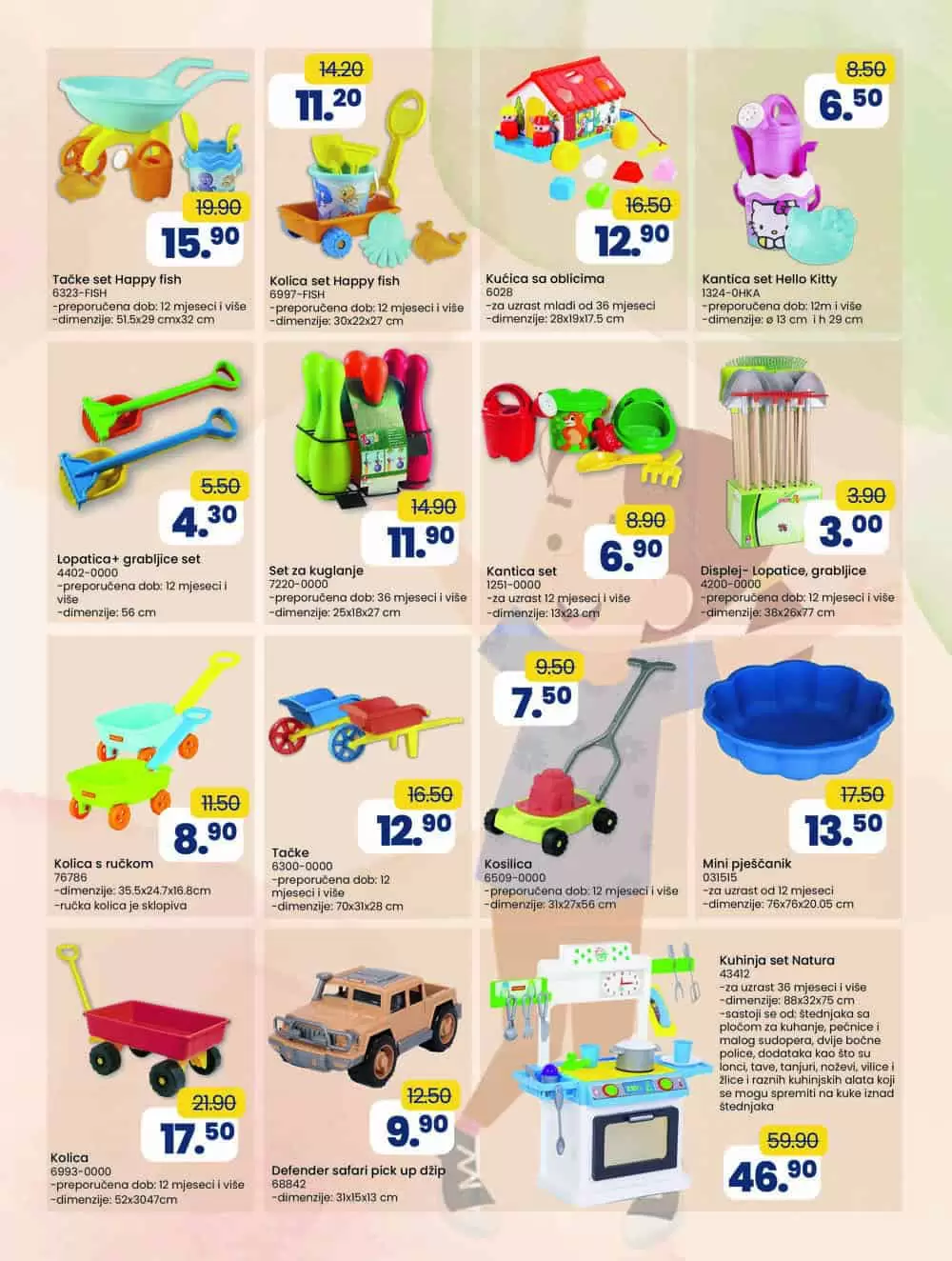 Plasticne kucice za djecu pronadjite u fisu!