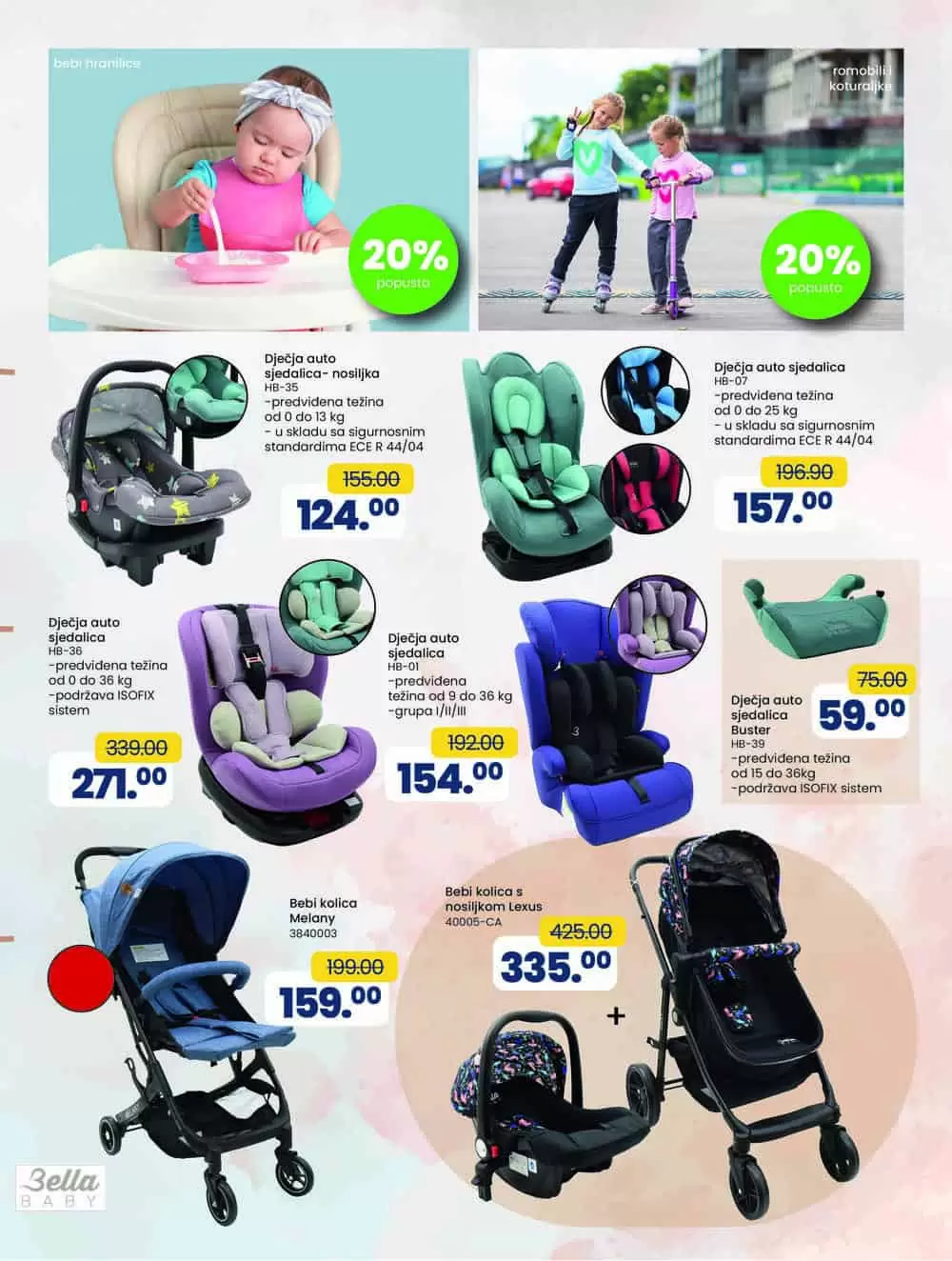 Autosjedalice vrhunske kvalitete i snižene cjene kupite u Fis-u! Lagana kolica, jednostavno sklopiva su na sniženju u Fis-u!