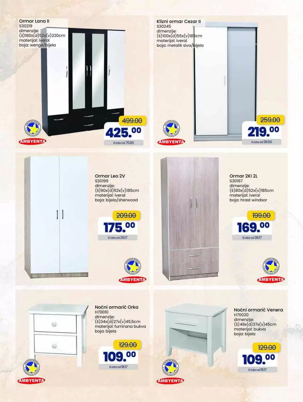 Fis namjestaj je snižen! Pogledajte novi akcijski katalog!