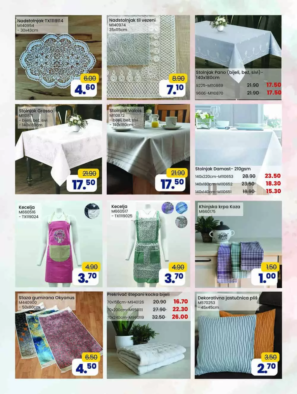 Fis kucni tekstil je snižen