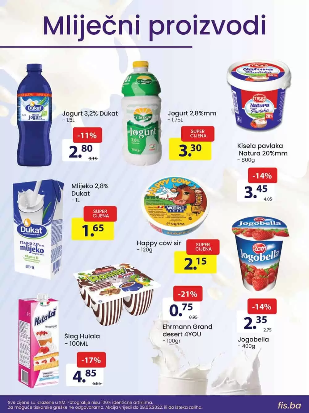 FIS akcijska ponuda na odjelu prehrane i hemije donosi nam sjajne akcijske cijene! Ustedite novac kupujuci prehrambene proizvode i kucnu hemiju.