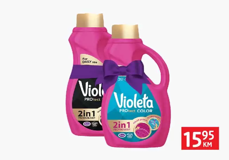 Protect Black & Color tečni deterdžent za veš 2x2,7 l