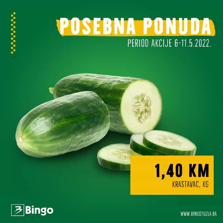 sniženje voca i povrca u Bingo prodavnicama
