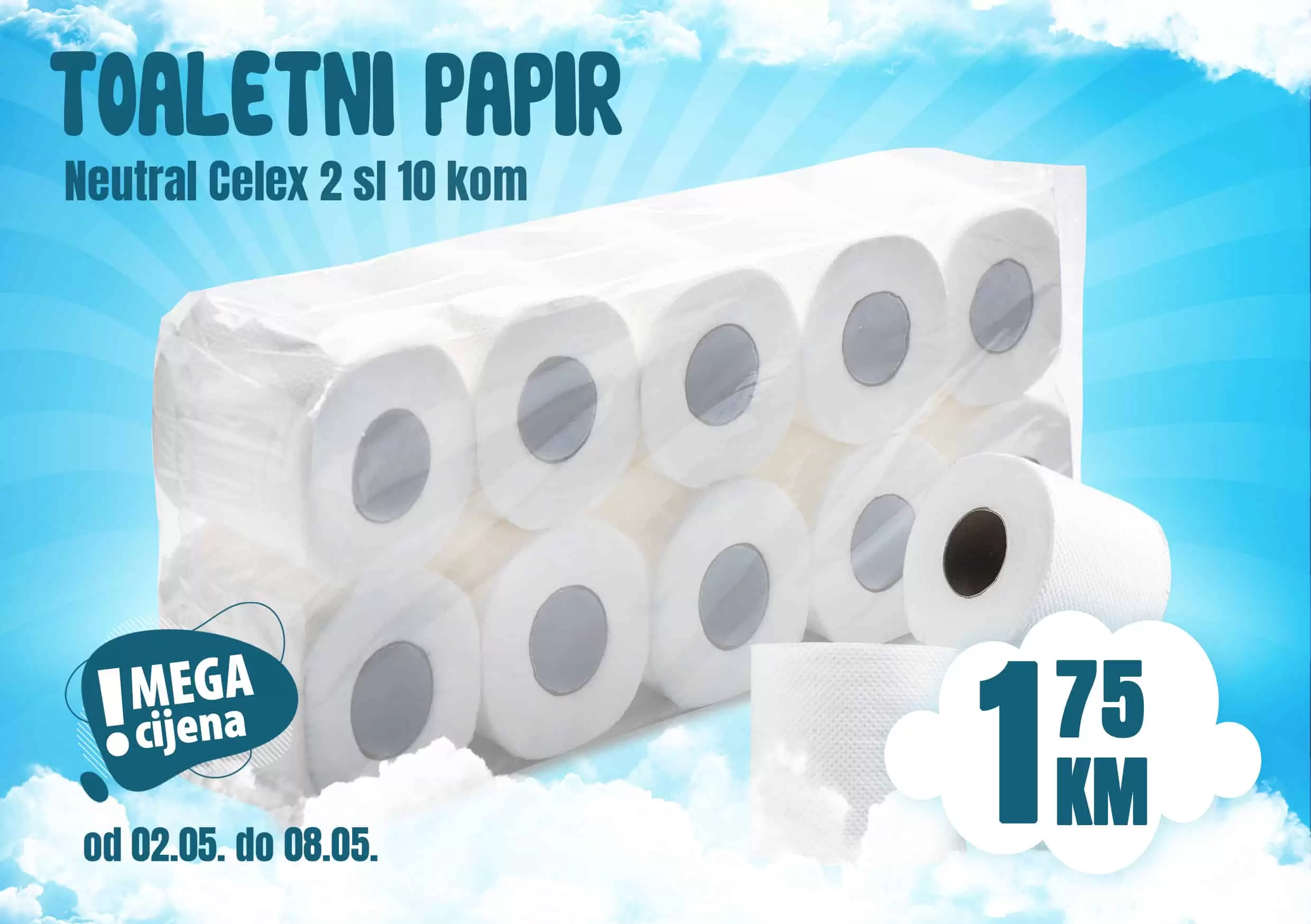 najniza cijena toalet papira!