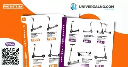 Univerzalno super ponuda električnih skutera! Električni romobili po super cijenama!