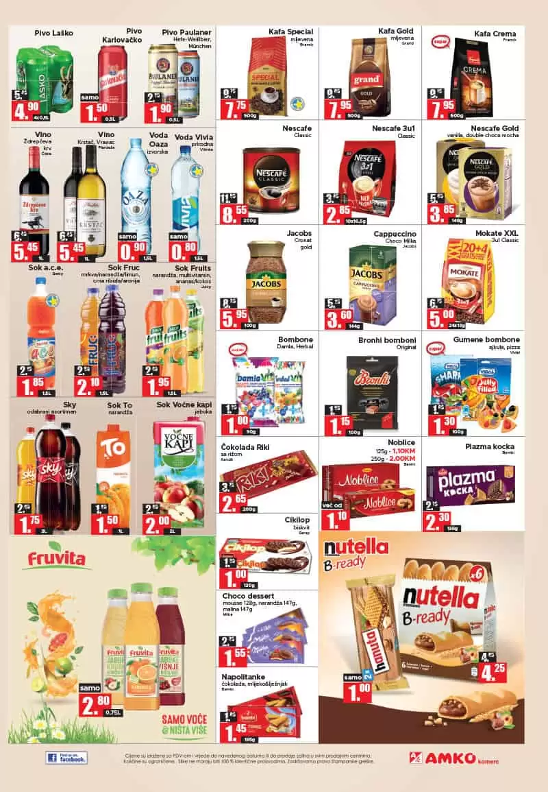 Amko kataloska akcija donosi nam sniženje hrane i kucne hemije!