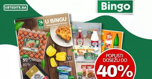 Bingo vikend akcija JUNI 2022▷【SNIZENJE do -40%】do 26.06.2022.