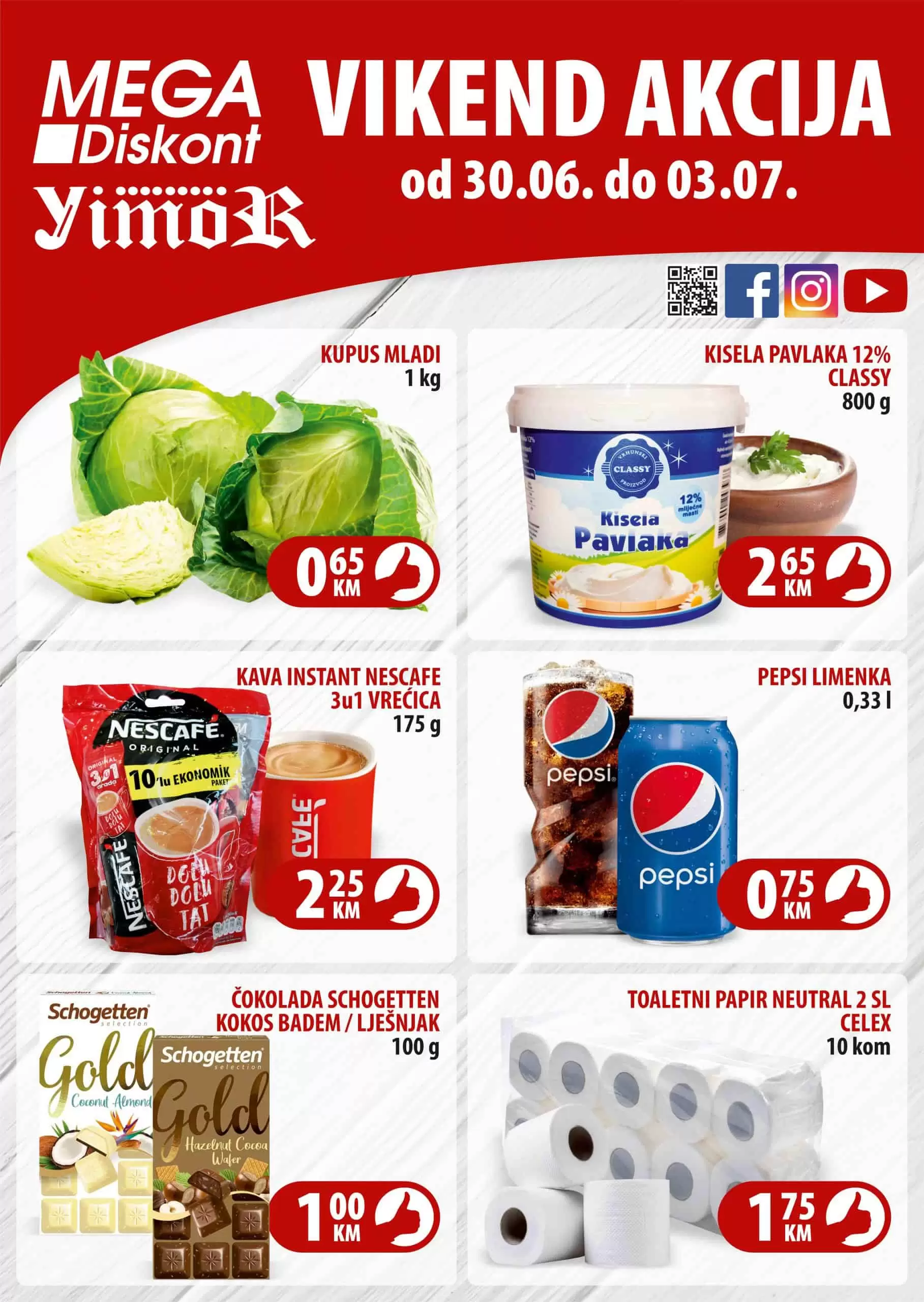 Mega Diskont vikend akcija JUNI 2022 katalog snizenja do 03.07.2022.