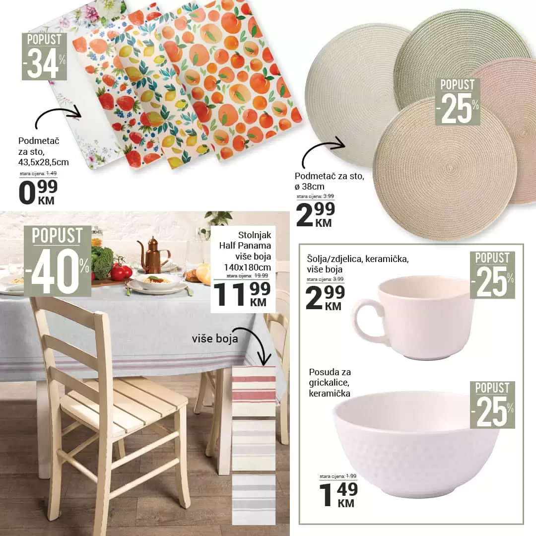 Tropic katalog SVE ZA KUCU JUNI 2022 akcija snizenja do 22.06.2022.