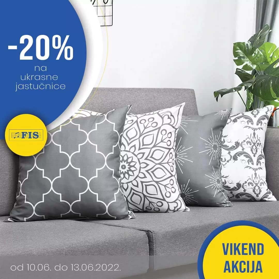 Fis vikend akcija KUĆNI TEKSTIL juni 2022 10-13.06.2022