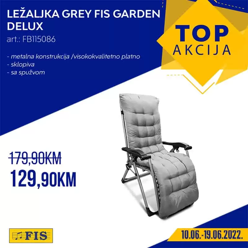 Fis katalog JUNI 2022 donosi nam akcijske cijene Fis namjestaja, fis bastenskog namjestaja i fis odjece.