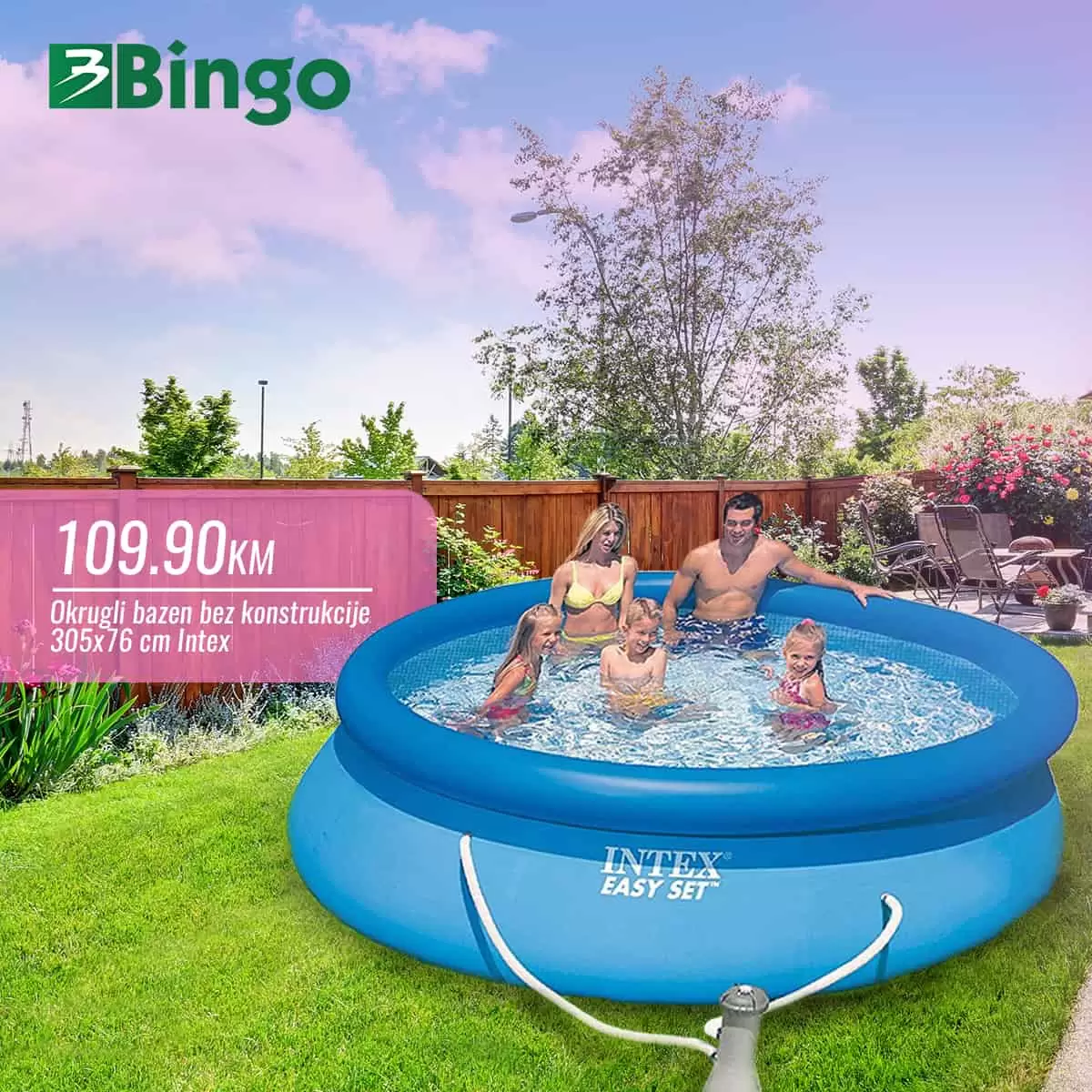 Bingo SUPER PONUDA Bazeni i oprema za bazene, JUNI 2022 akcija ~ snizenje