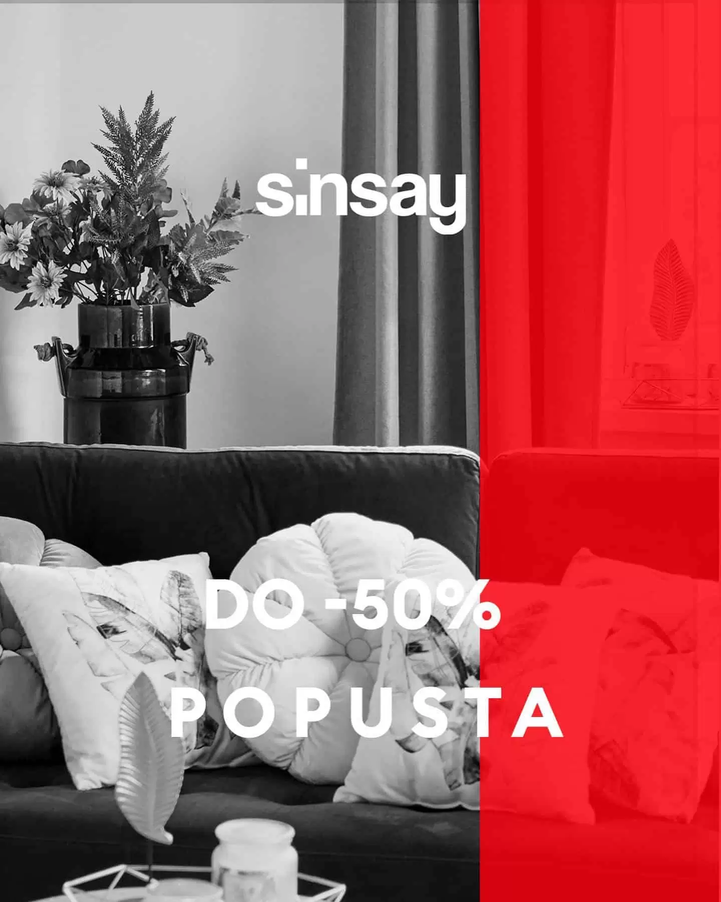 Sinsay veliko sniženje! Ostvarite do 50% popuusta na odabrani Sinsay asortiman!