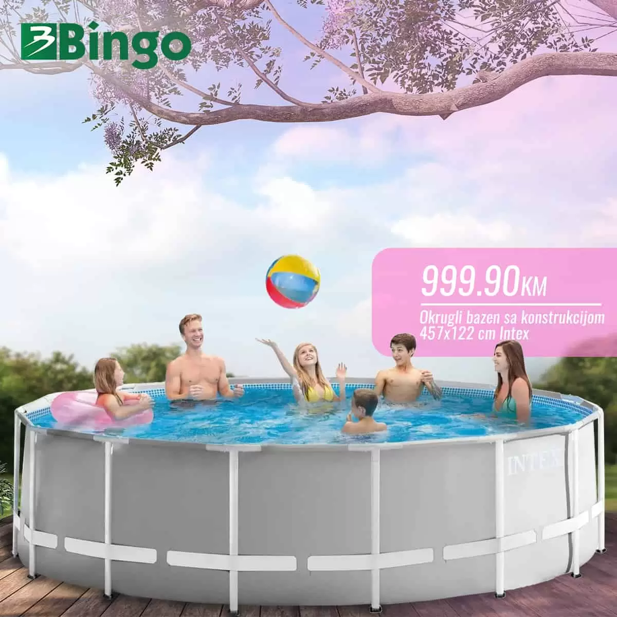Bingo SUPER PONUDA Bazeni i oprema za bazene, JUNI 2022 akcija ~ snizenje