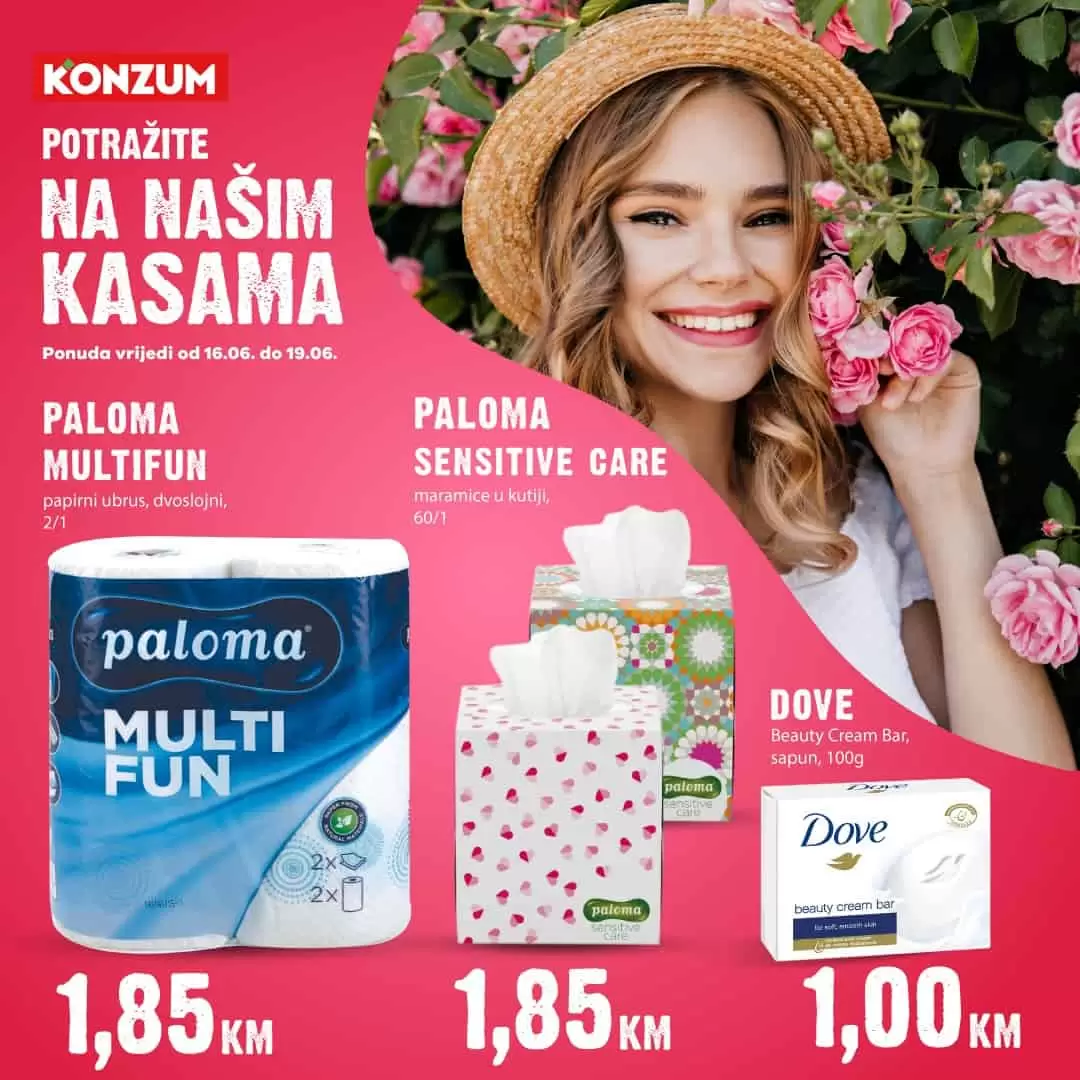 Konzum akcija na kasama donosi nam akcijske cijene!