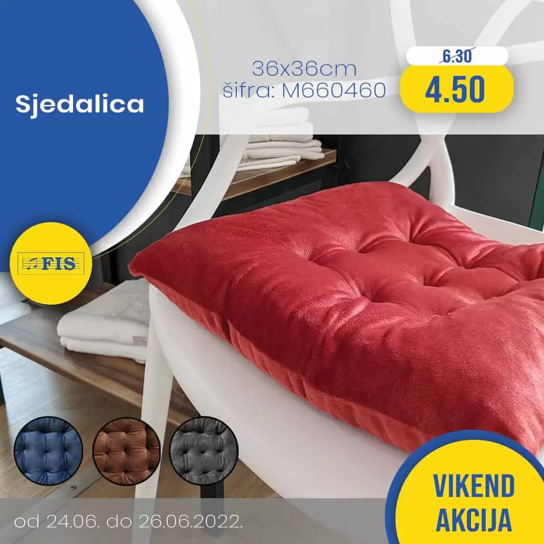 Fis vikend akcija kucnog tekstila JUNI 2022, katalog snizenja do 26.06.2022.