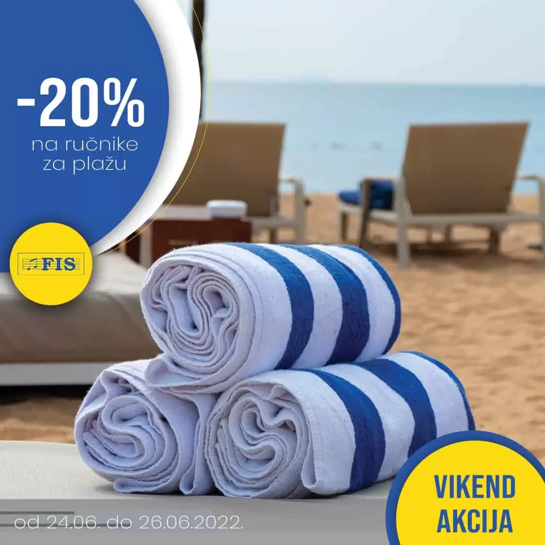 Fis vikend akcija kućnog tekstila JUNI 2022, katalog sniženja do 26.06.2022.