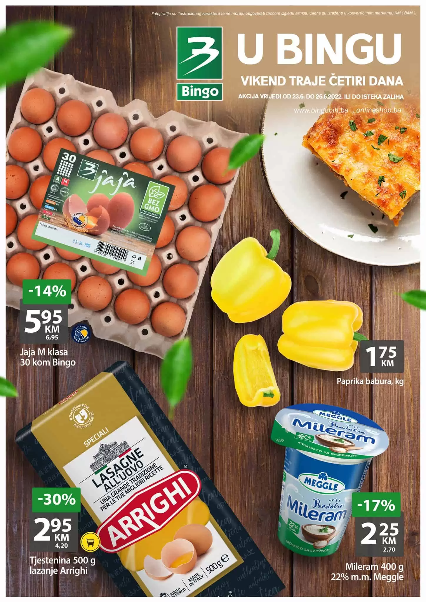 Bingo vikend akcija JUNI 2022▷【SNIZENJE  do -40%】do 26.06.2022. 