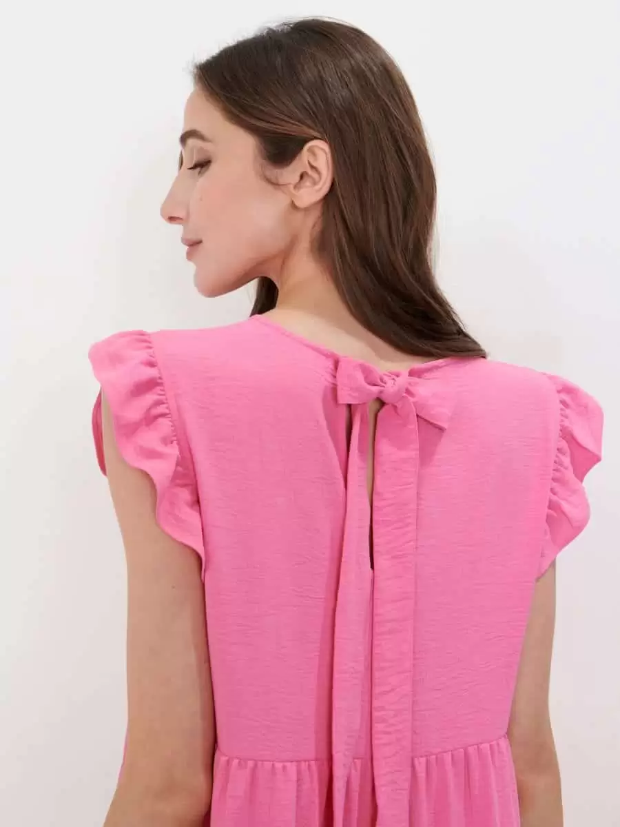 Sinsay Maxi haljina s ukrasnim detaljem na leđima