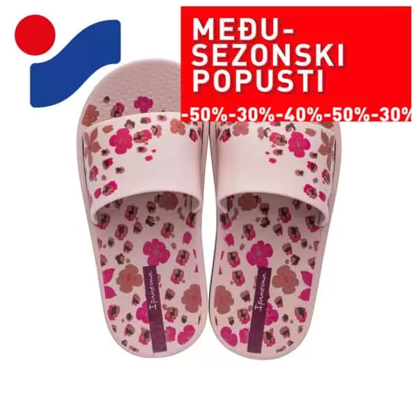 Ipanema URBAN SLIDE KIDS, natikače, roza 24,00 KM