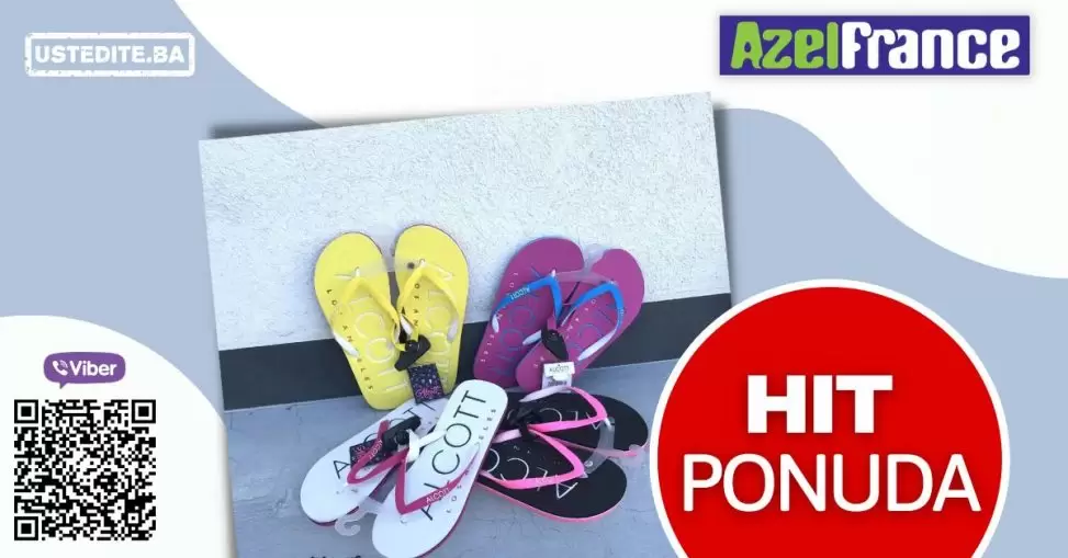 Azel France super sniženje japanki!