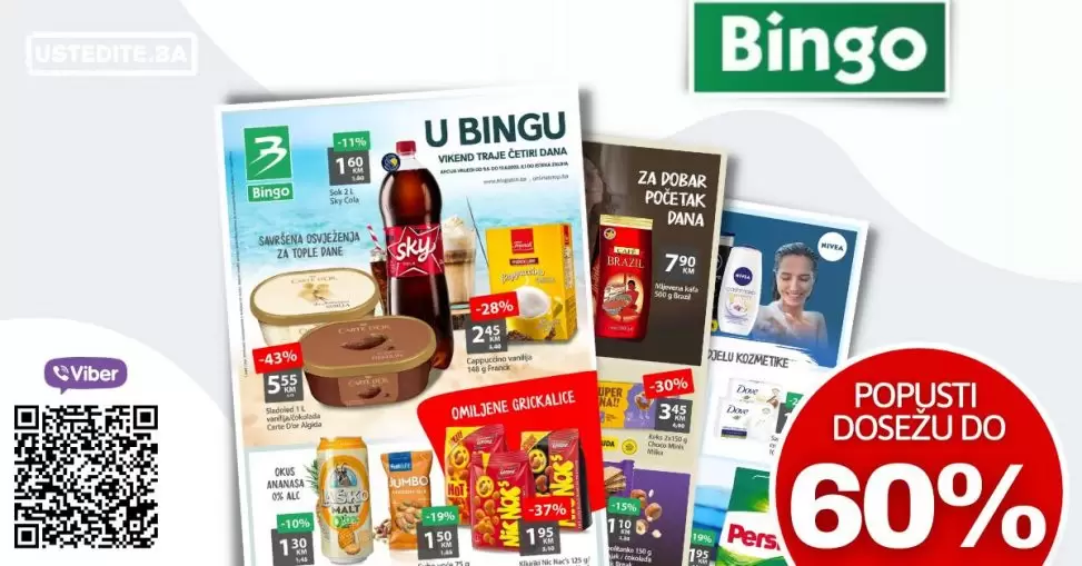 Bingo vikend akcija JUNI 2022 09-12.06.2022.