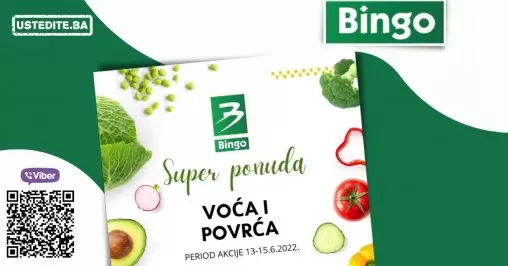 Bingo SNIŽENJE ▷【voće i povrće】 JUNI 2022 akcija ~ sniženja 13-16.06.2022.