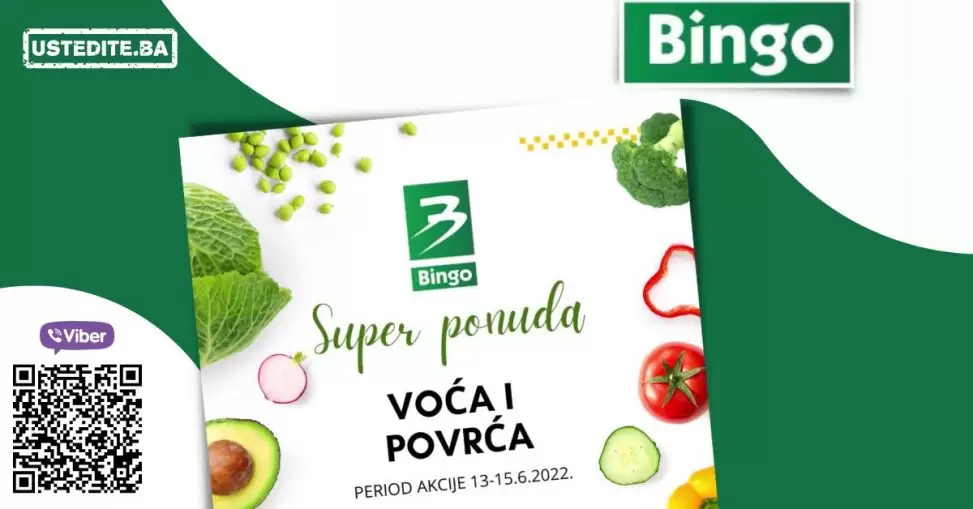 Bingo SNIŽENJE ▷【voće i povrće】 JUNI 2022 akcija ~ sniženja 13-16.06.2022.
