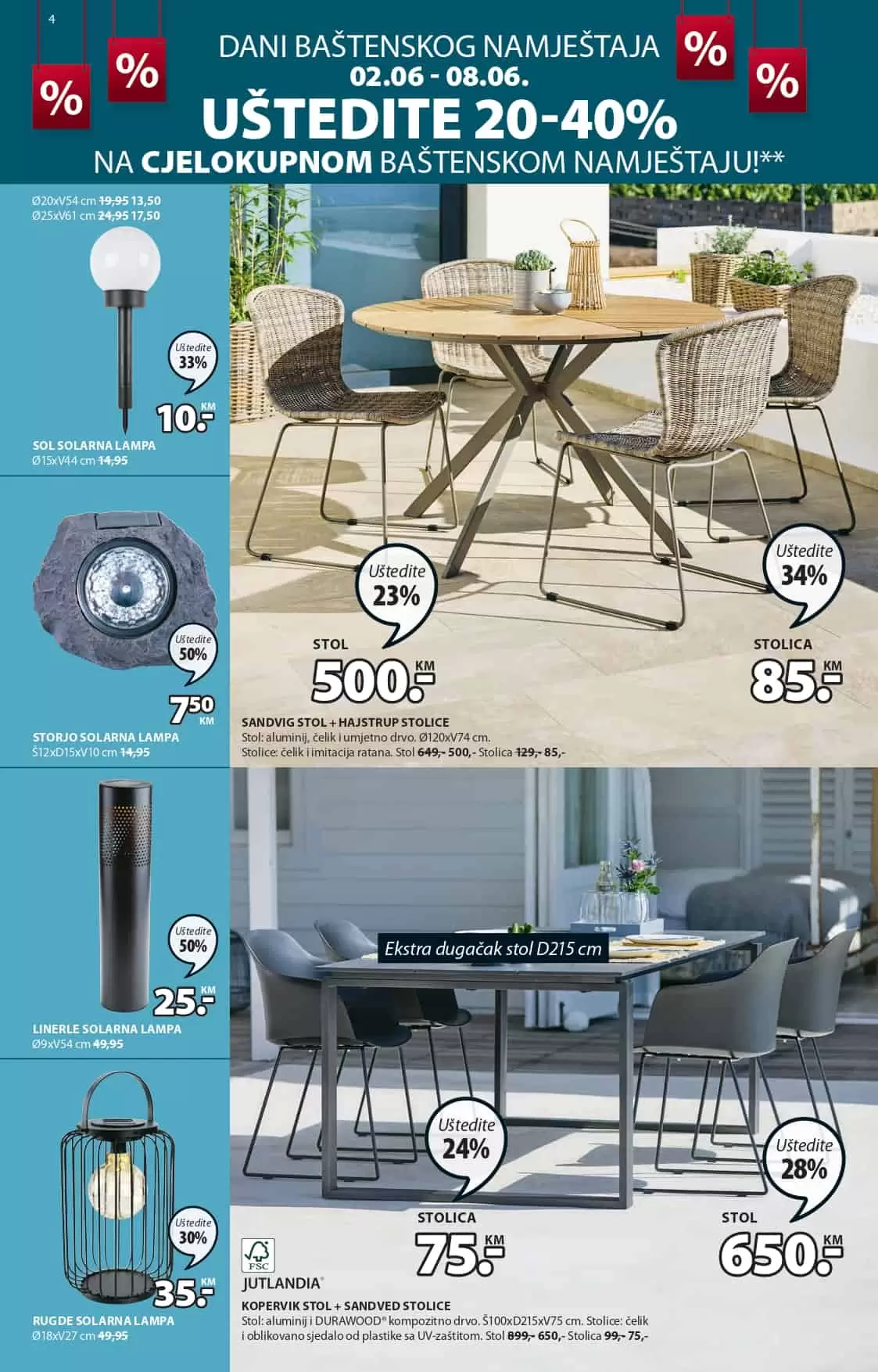 Počinje velika JYSK RAPRODAJA! Uštedie i do 65%! JYSK akcijski katalog 02-15.06.2022. godine